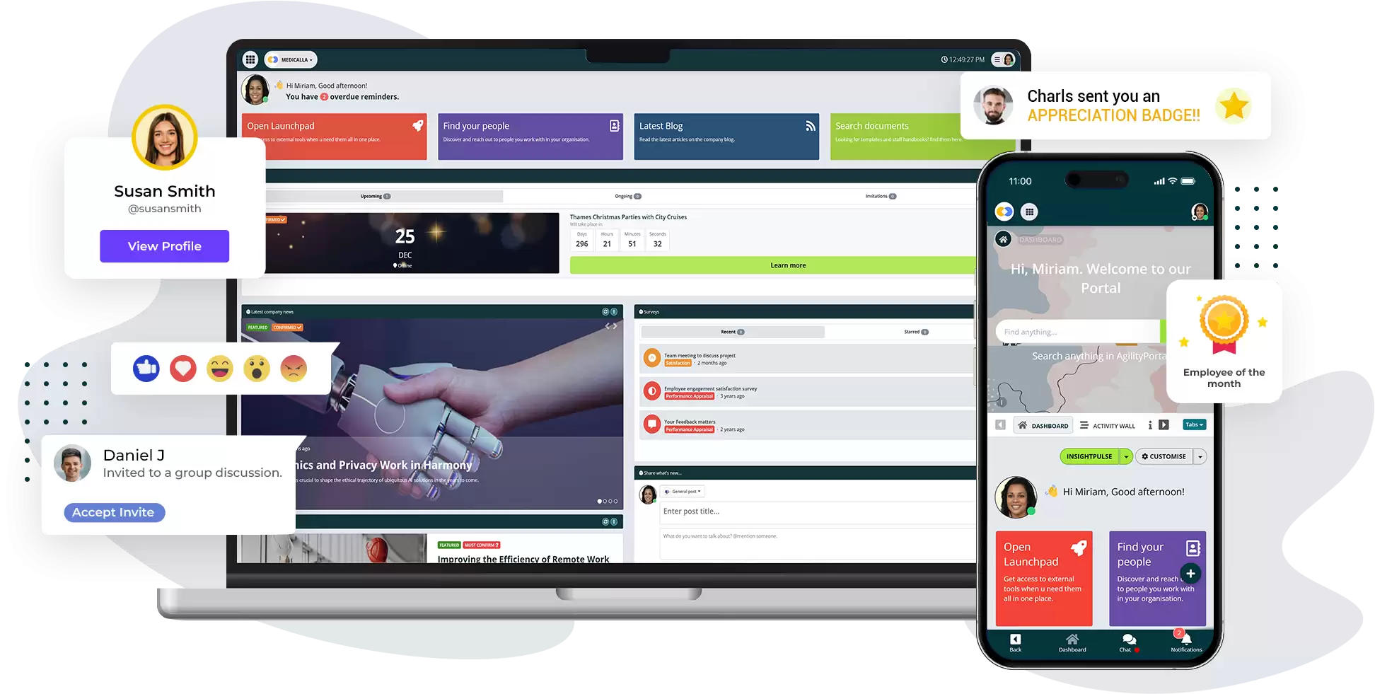 Help you build stronger teams in one place