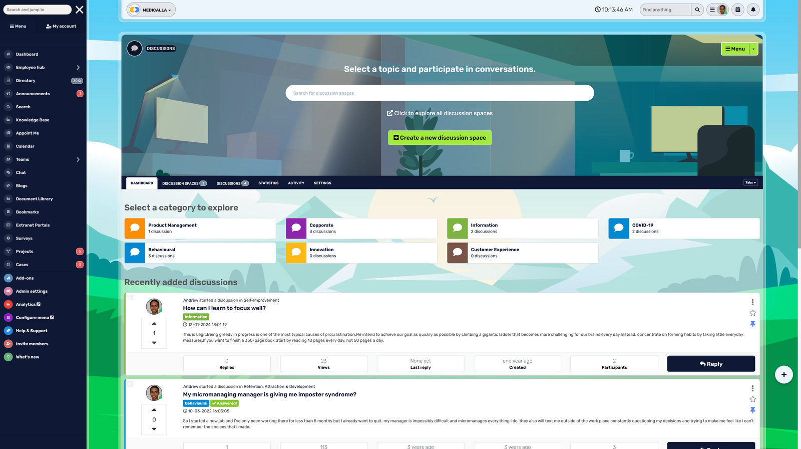 Professional Discussion Software for Employees