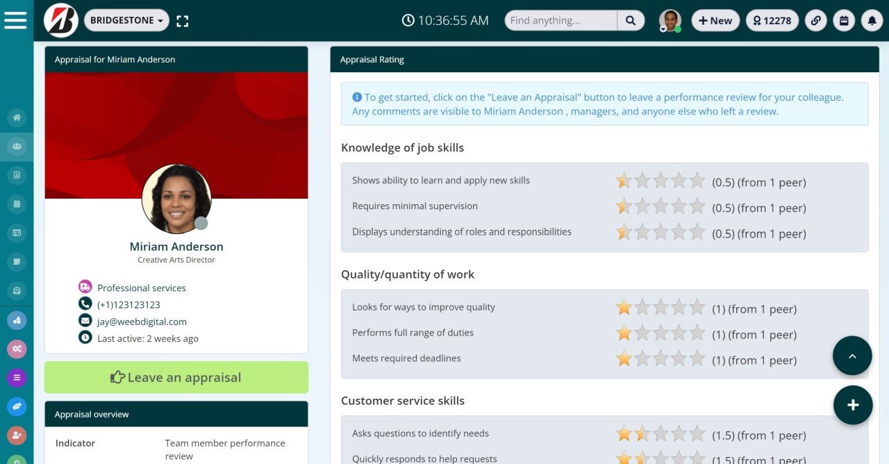 performance appraisal software