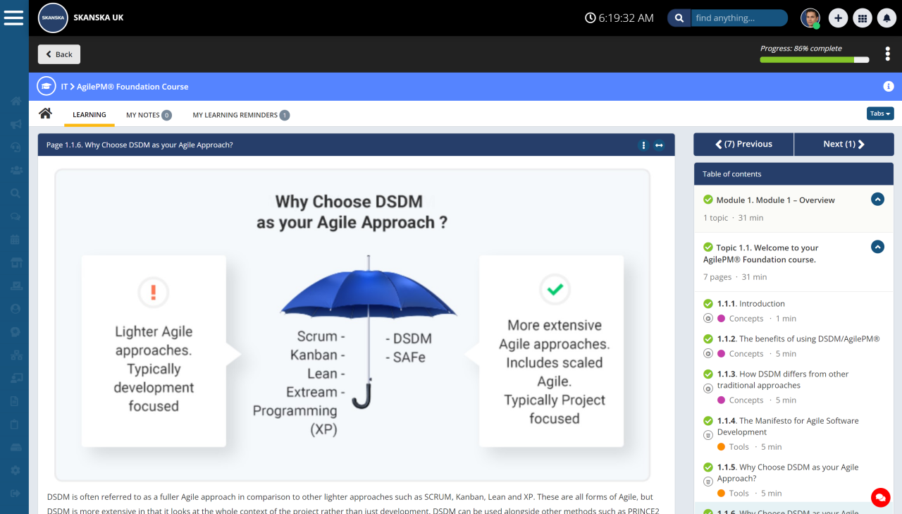 Traditional learning vs. learning in the digital workplace