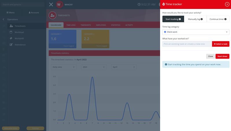 Time management software