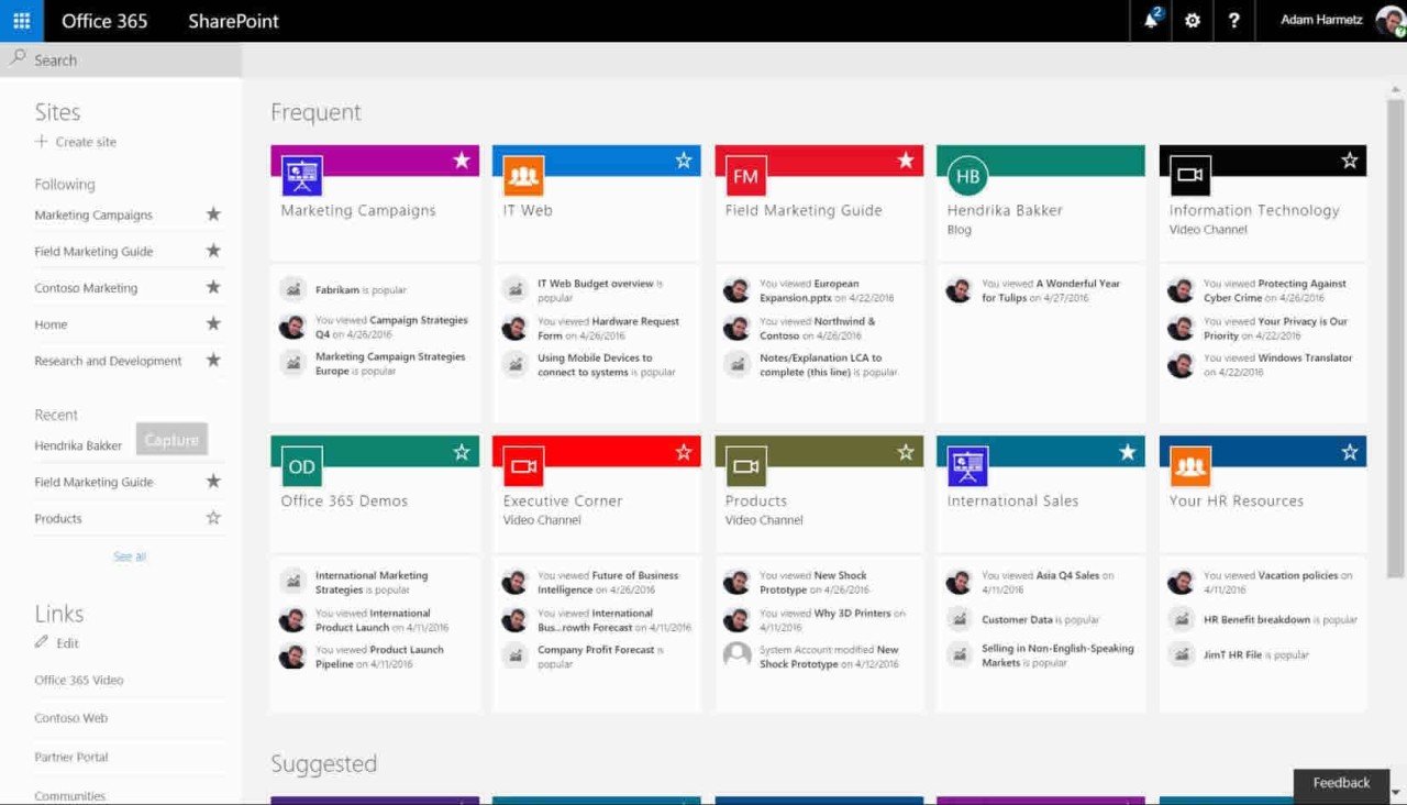 Slack intranet integration - SharePoint