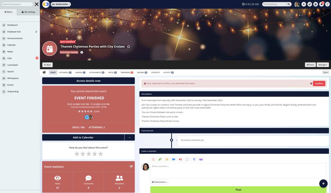 3. Integrate new hires faster with regular events